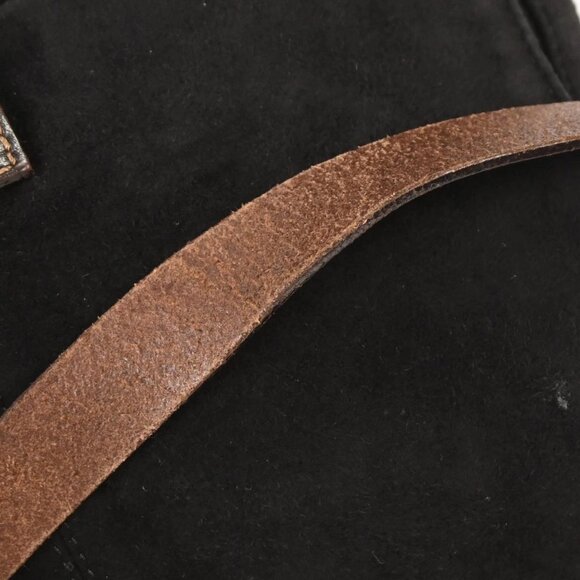 Fendi Black Suede Mamma Baguette Handbag 2348-26325-099 155290 - Picture 3 of 10